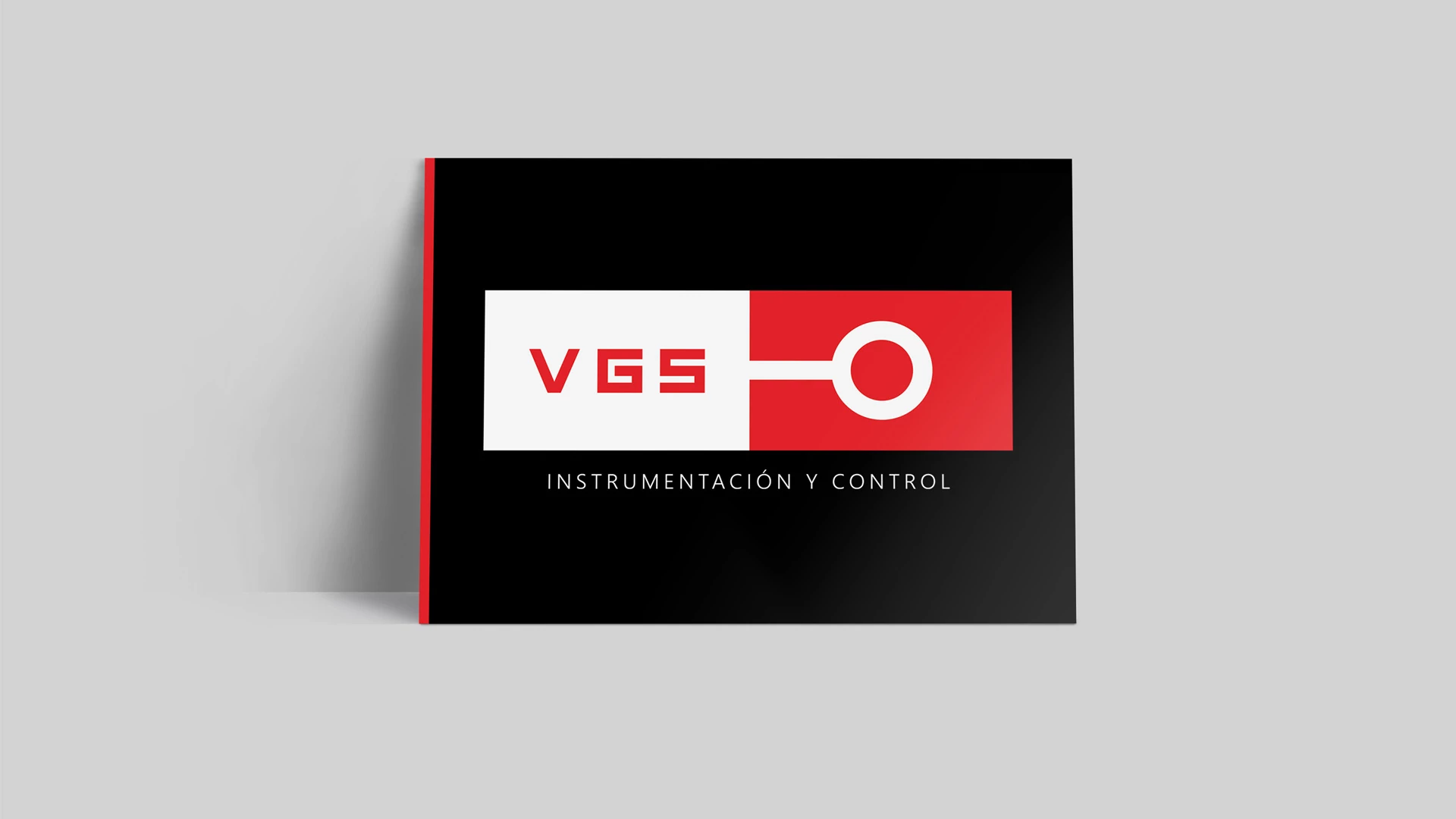 Logo empresa vgs-ic exhibido en cartel